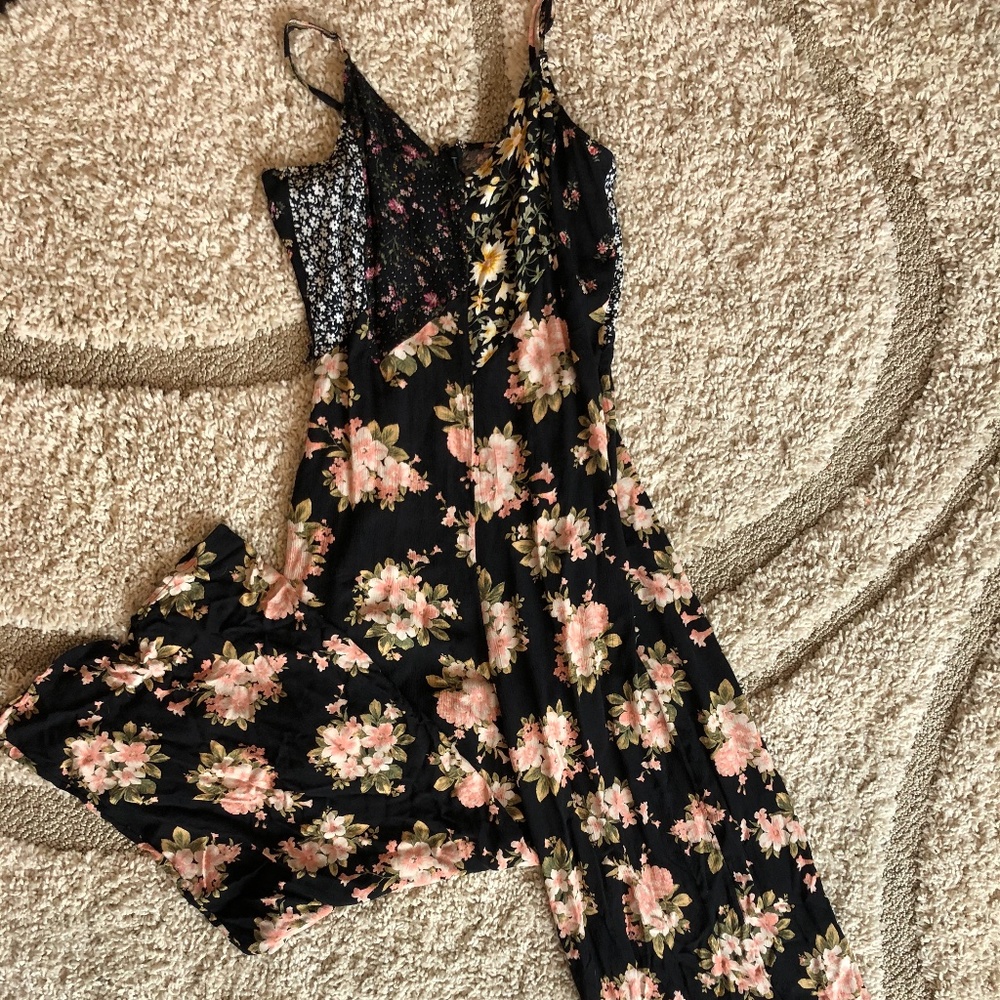 Summer floral romper